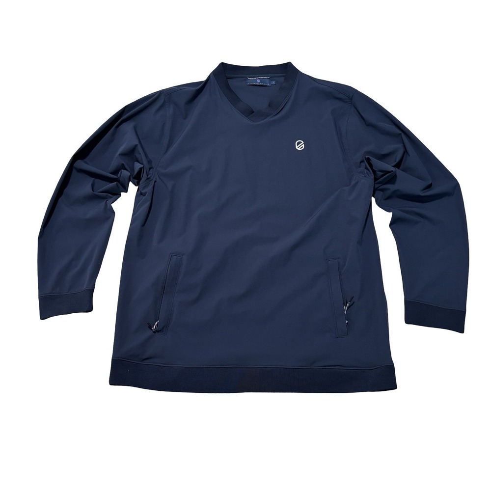 Extracurricular Golf Pullover Windbreaker Jacket Club League Blue Sz LG 23 x 29